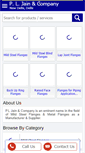 Mobile Screenshot of delhiflanges.com